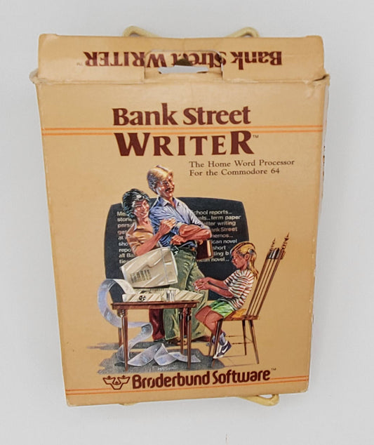 Bank Street Writer in Box with 2 Copies of Working Disk and Manual