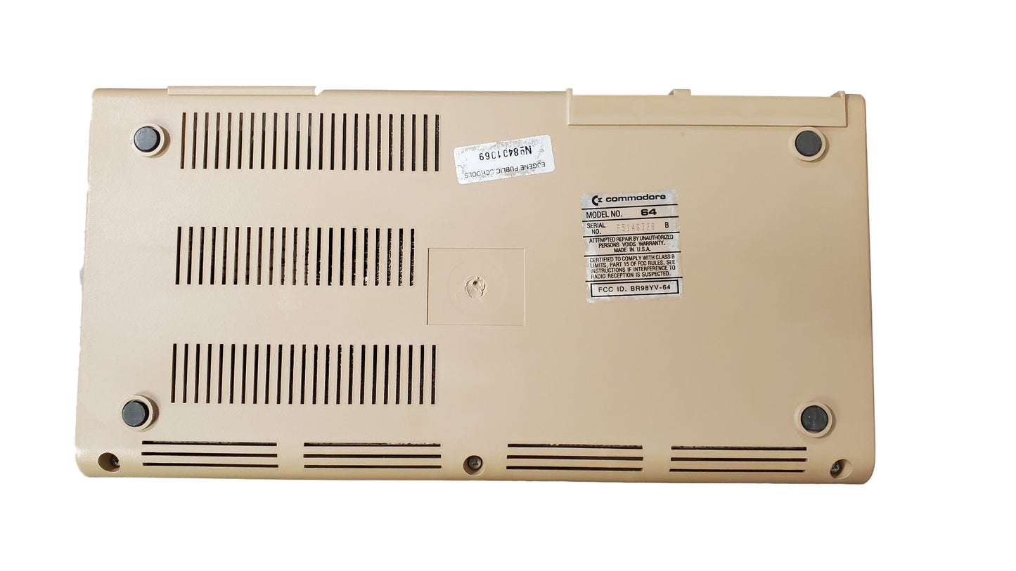 Commodore 64 Computer - NTSC - Kennedy Middle School Machine - REDUCED