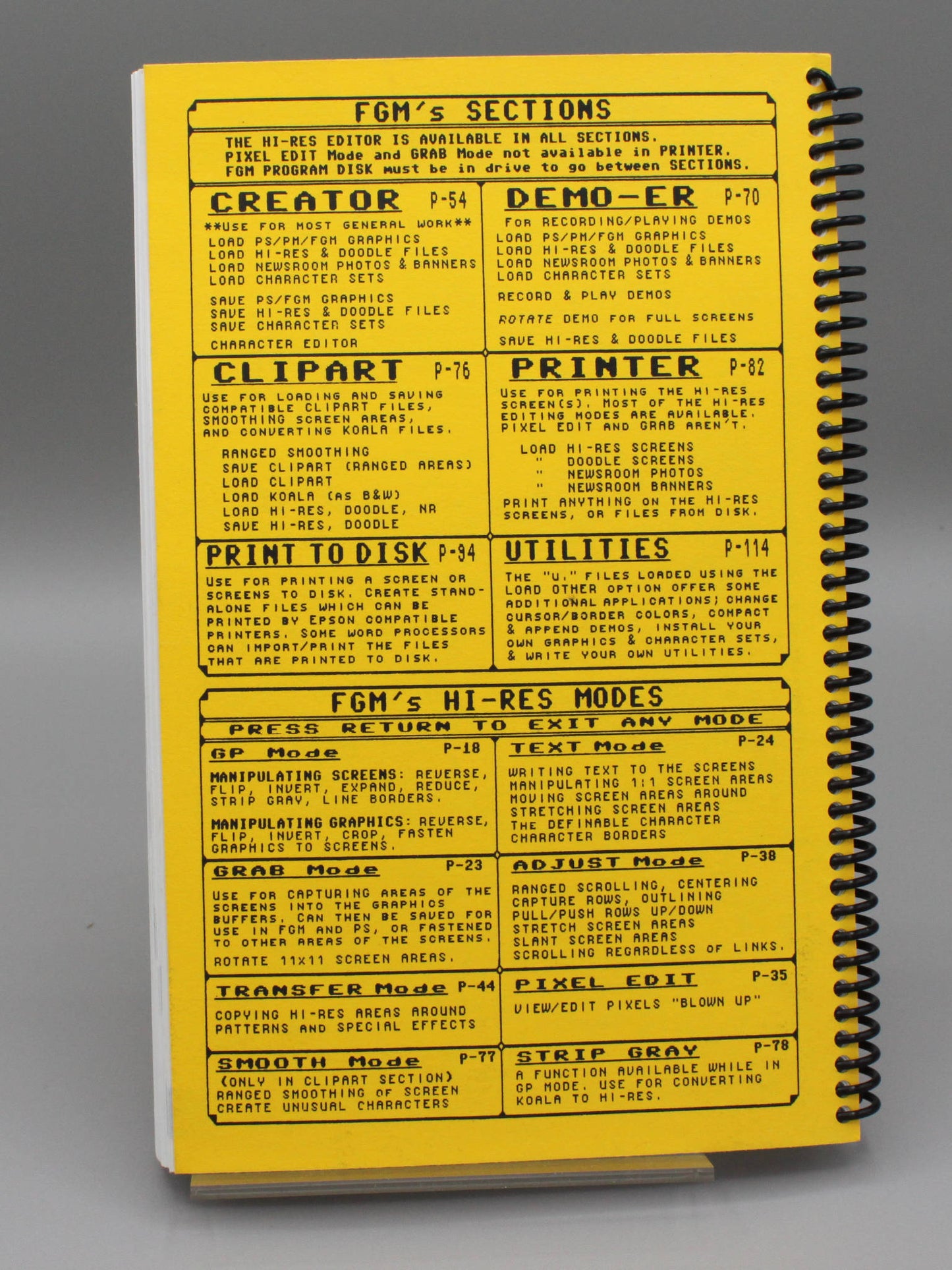 The Fun Graphics Machine v6 Manual