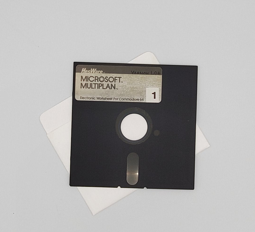 Microsoft Multiplan from HesWare for the Commodore 64 - Ver. 1.06