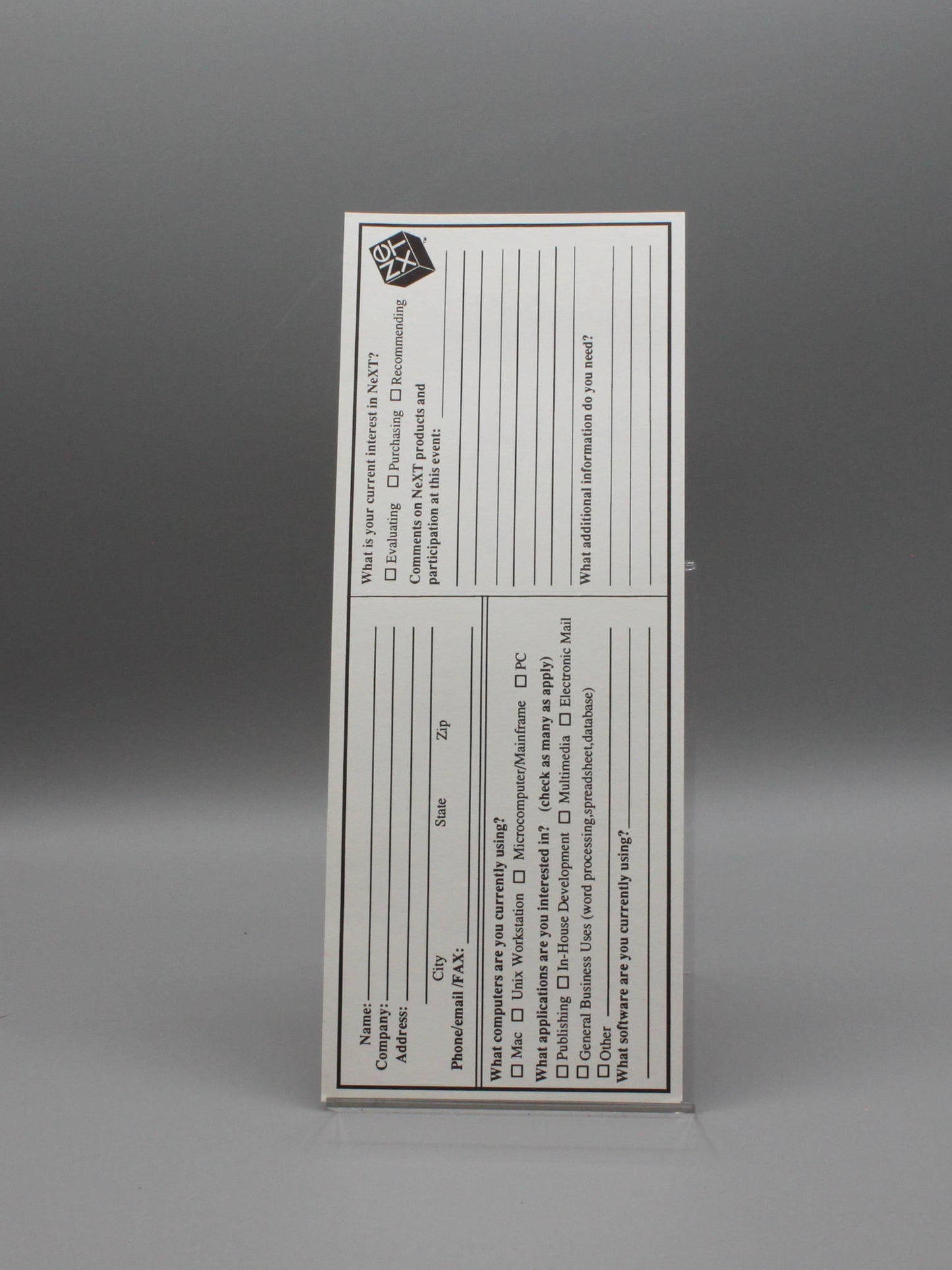 NeXT Bundle of Assorted Materials