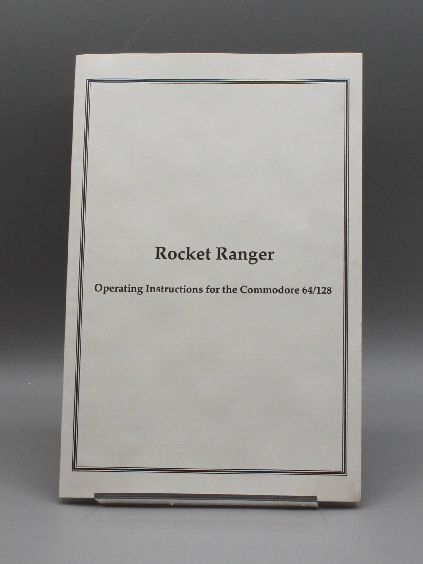 Rocket Ranger by Cinemaware Box & Manual - Disks are bad