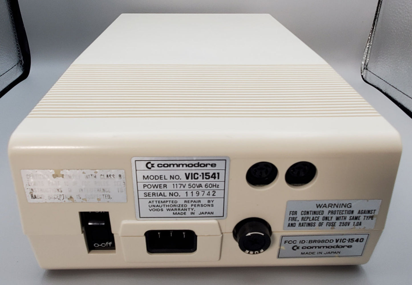 Commodore VIC-1541 Disk Drive in Box - Working with Alps Mechanism - REDUCED