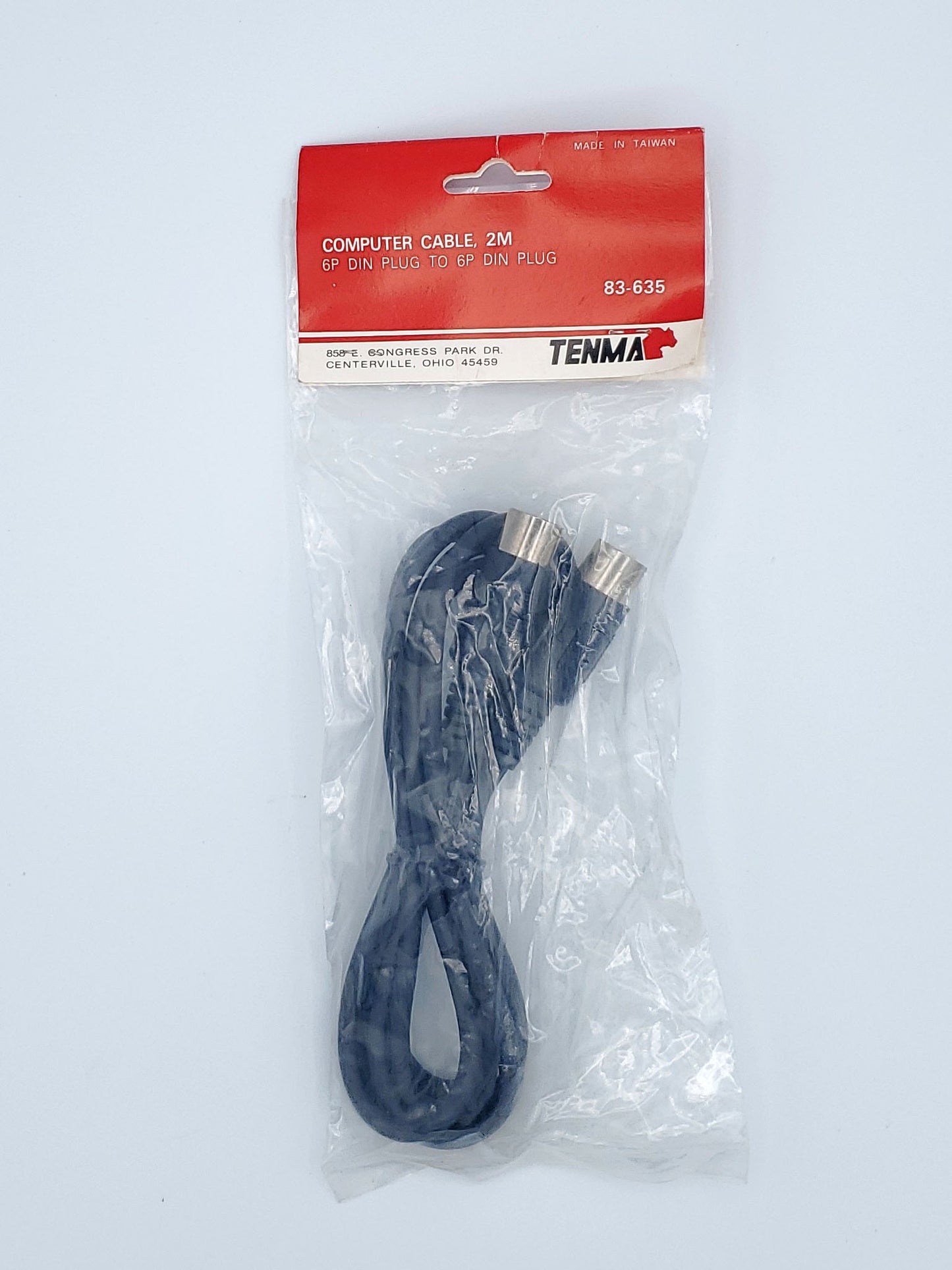 Serial Cable for Commodore C64, C128, C16 and more - Din 6 to Din 6 Cable, 6 foot/2 Meter