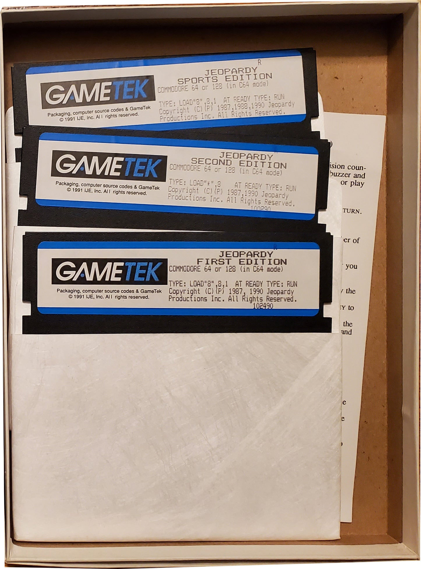 Jeopardy! First, Second & Sports Editions