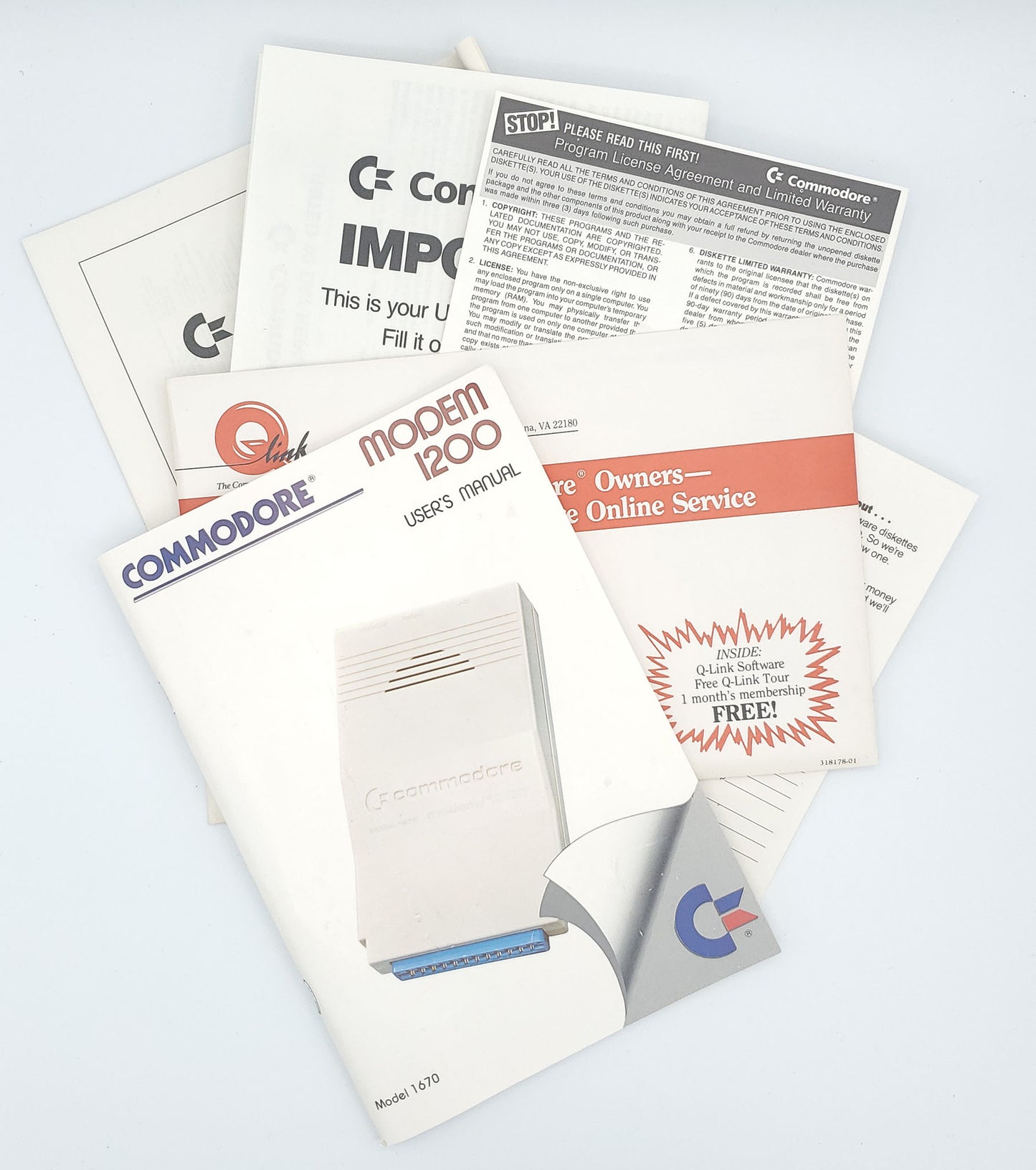 Commodore Modem 1200 In Box