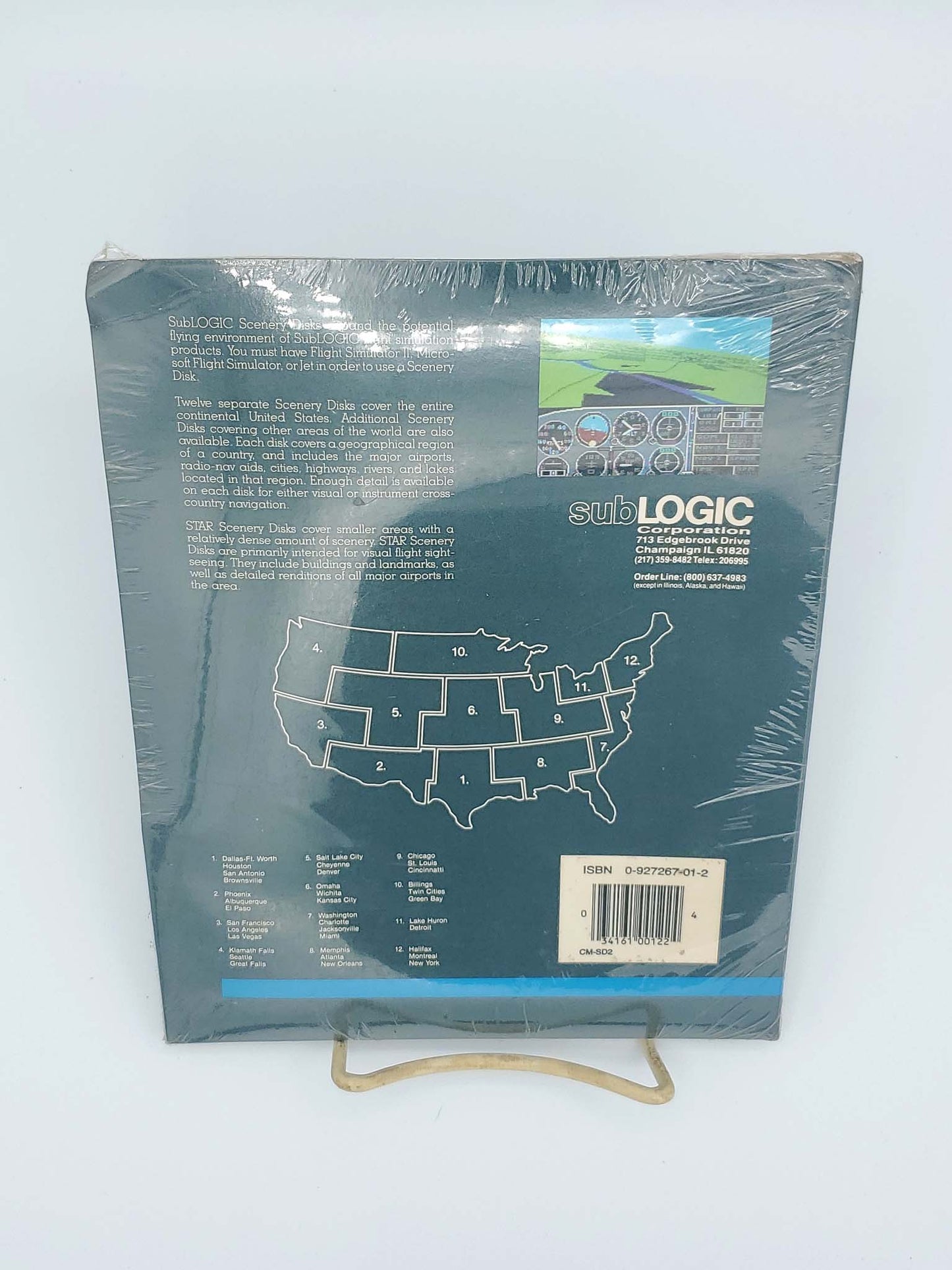 Flight Simulator II Scenery Disk 2 - Sealed