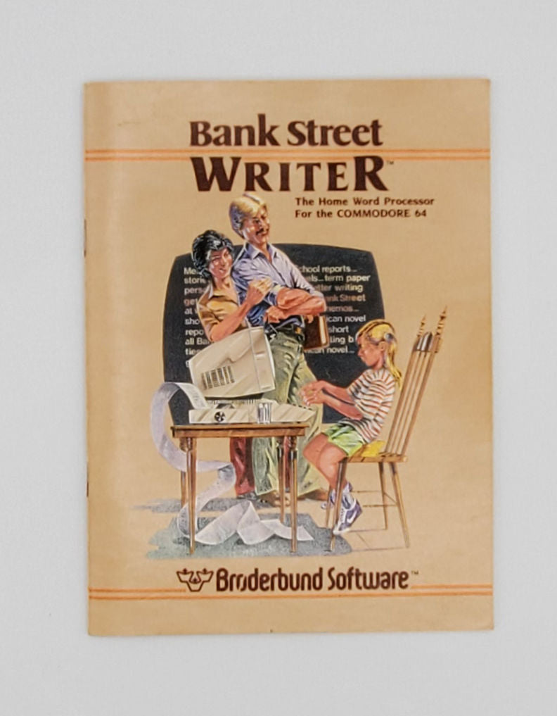 Bank Street Writer in Box with 2 Copies of Working Disk and Manual