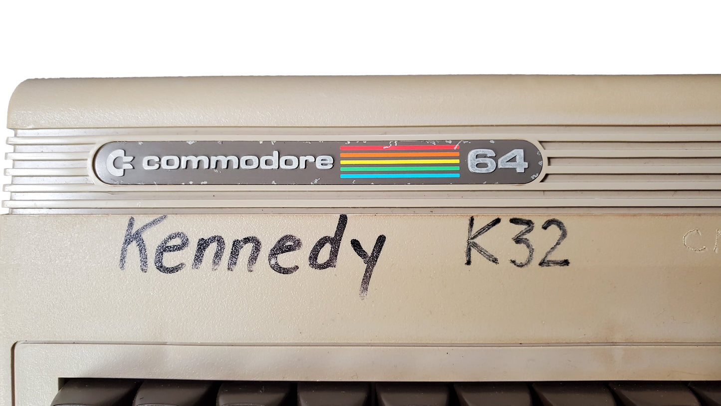 Commodore 64 Computer - NTSC - Kennedy Middle School Machine - REDUCED