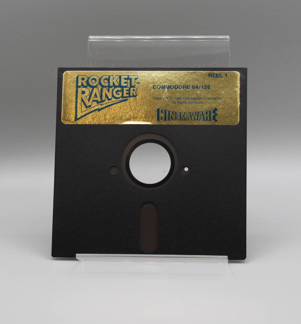 Rocket Ranger by Cinemaware Box & Manual - Disks are bad