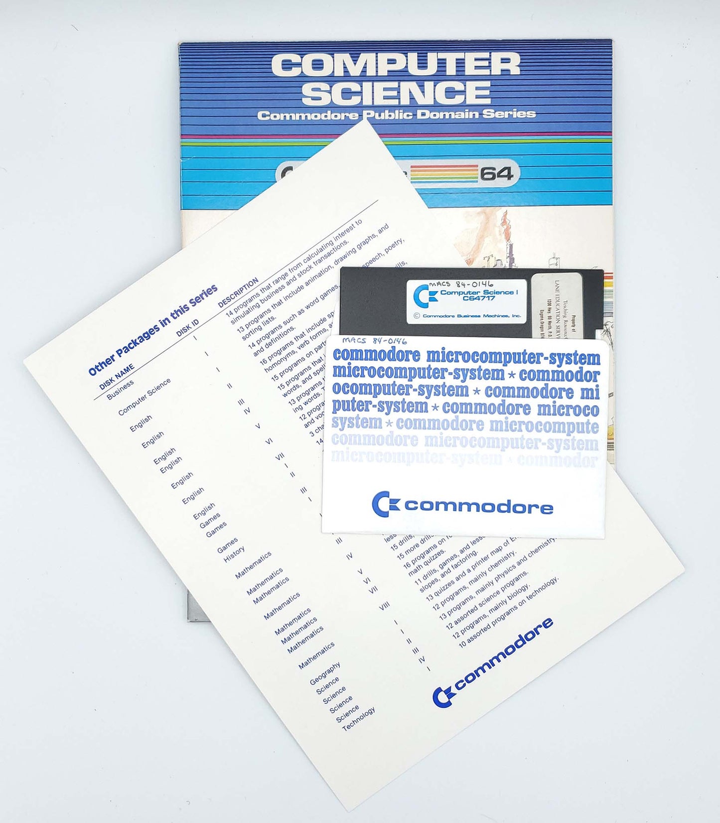 Computer Science from the Commodore Public Domain Series