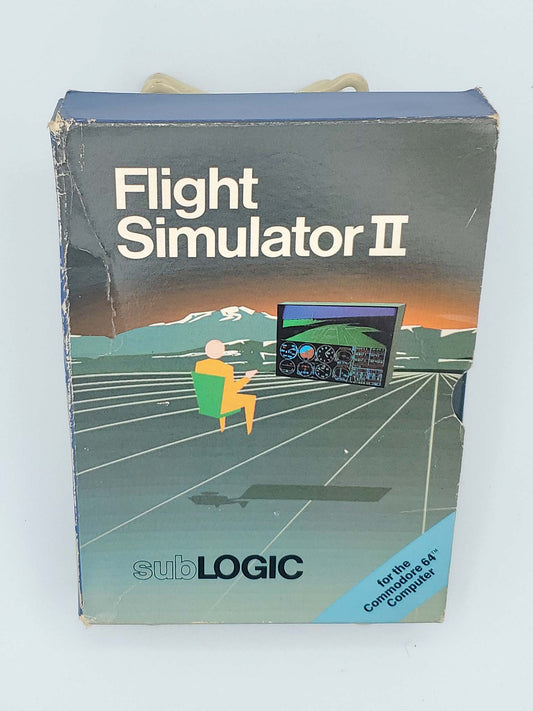 Flight Simulator II - In Box with Manuals - BAD DISKS