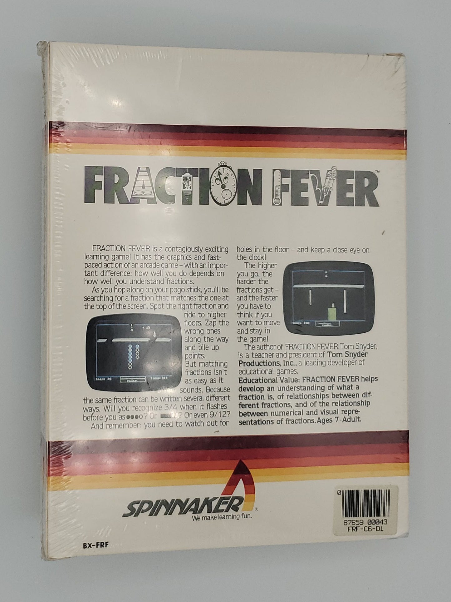 Fraction Fever on Disk - Sealed in Box