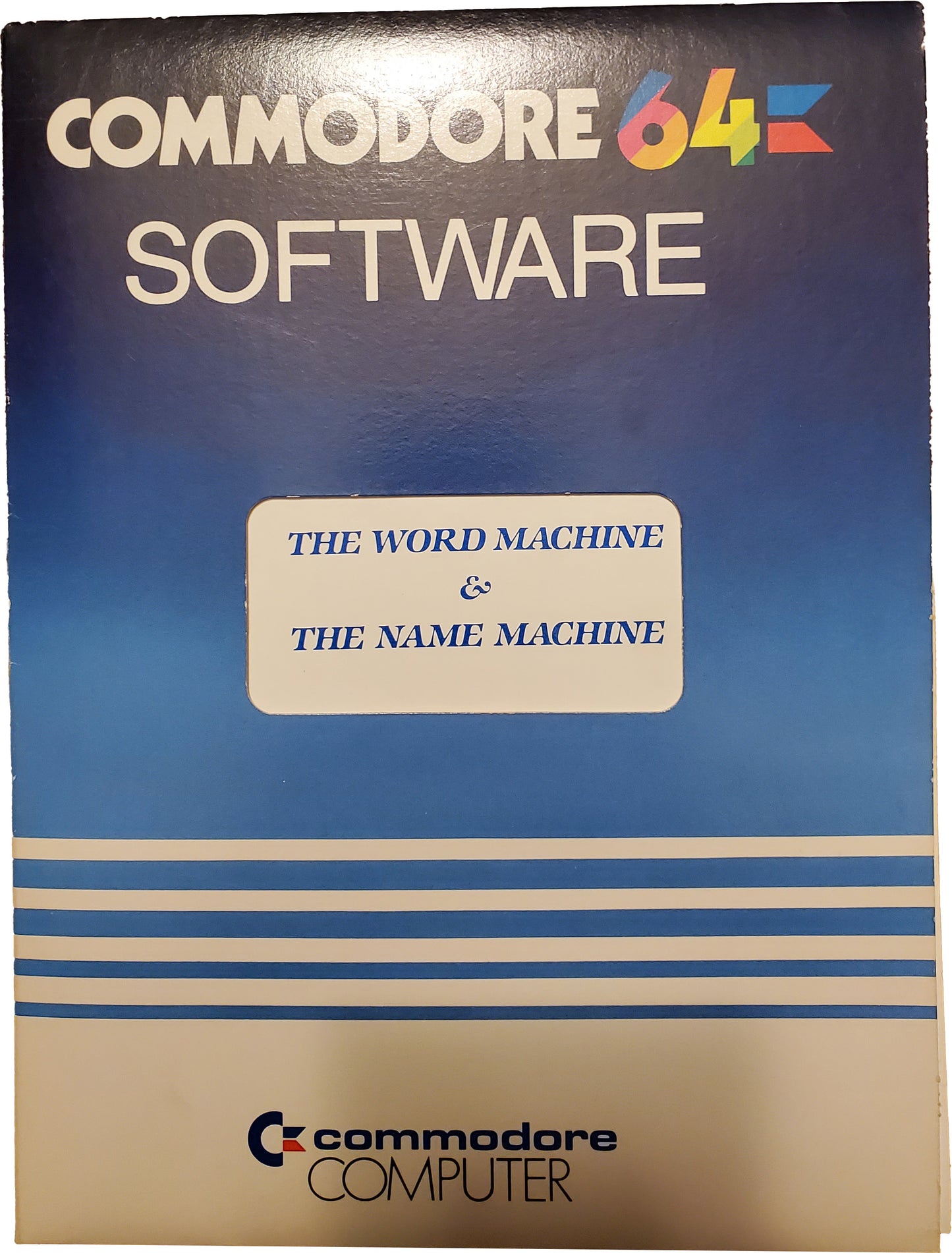 The Word machine & The Name Machine by Commodore