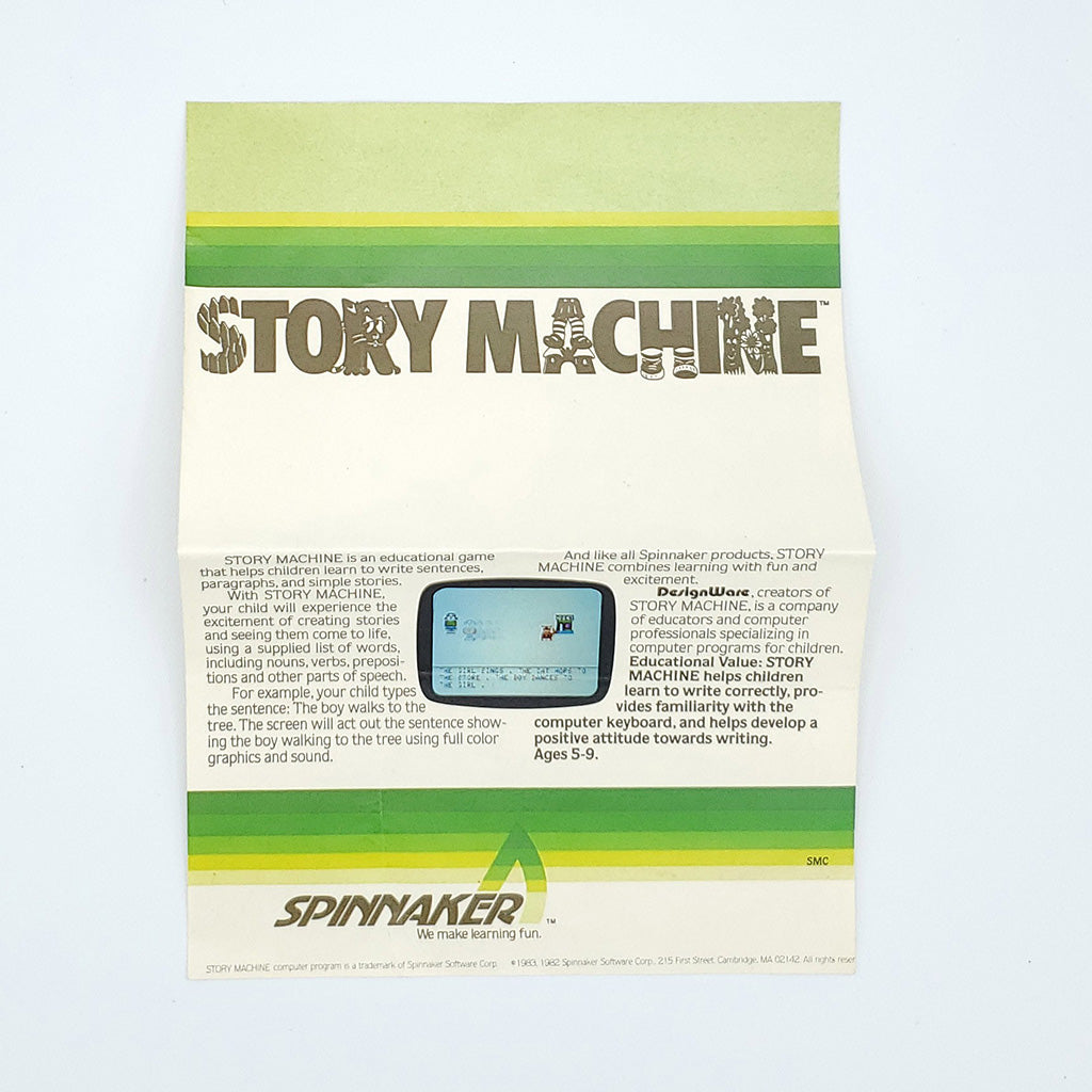 Story Machine Cartridge and Manual